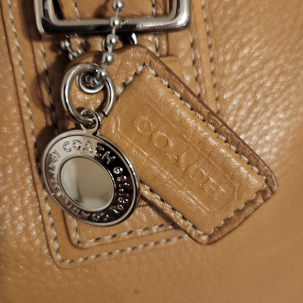 Coach Soft Leather Satchel Handbag - image 7